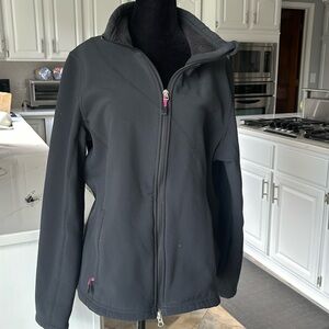 Nike heavy duty fleece lined jacket xl black